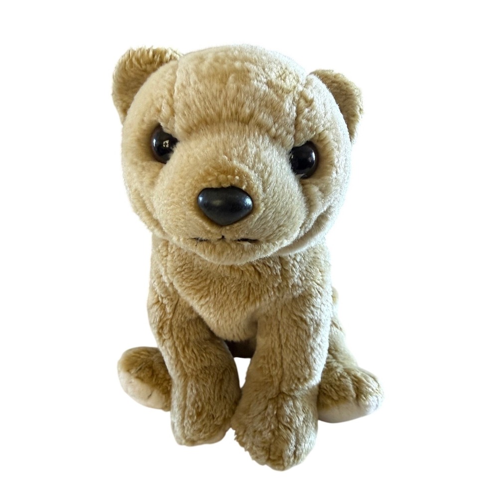 Ty Beanie Buddies 2001 Vintage Almond the Bear Plush‎ Stuffed Animal READ